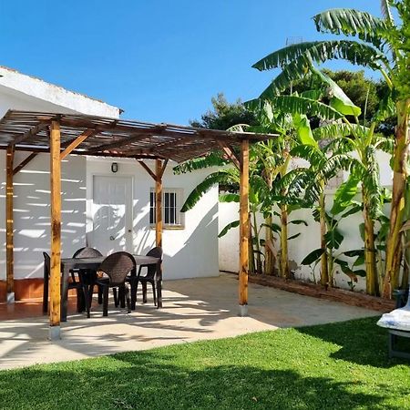 Apartamento privado con jardin, piscina elevada y bbq Chiclana de la Frontera Exterior foto